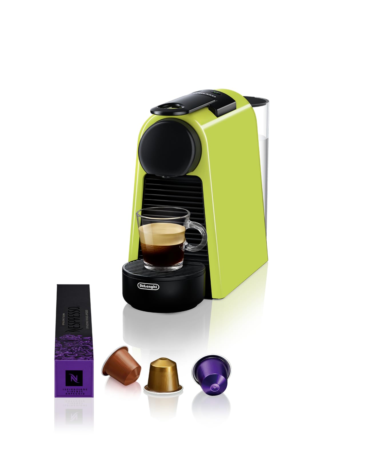 Photo de Luxino Capsule Coffee Maker Vert – 19 Bars, Kit de Bienvenue Inclus