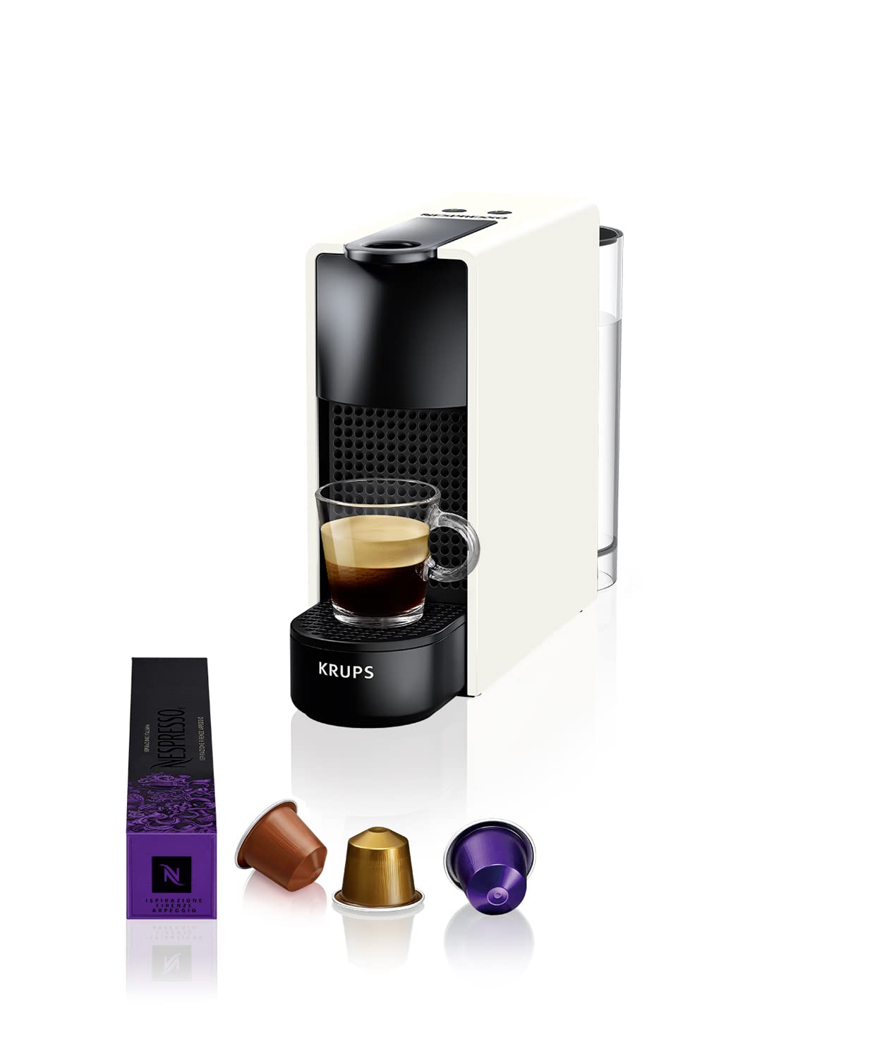 Photo de Luxino Mini XN110110 Manuel Cafetière 0,6 L, Noir, Blanc