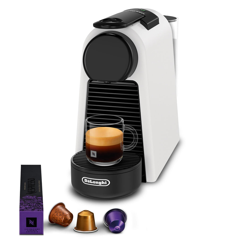 Photo de Luxino Machine à Café Automatique Blanc Mat – Capsules, 19 Bars