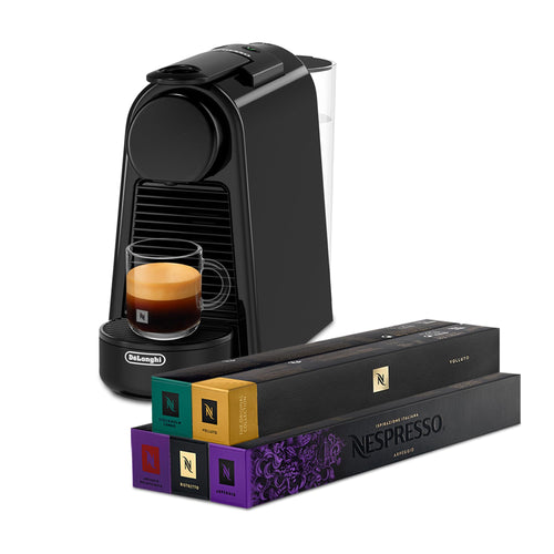 Photo de Cafetière Capsules Luxino Noir Piano – 19 Bars, Expresso & Lungo